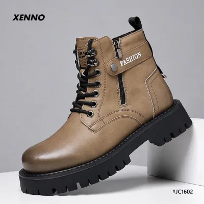 British Style High Top Leather Martin Boots